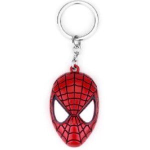 NEW - Metal Spiderman Keychain with Ring